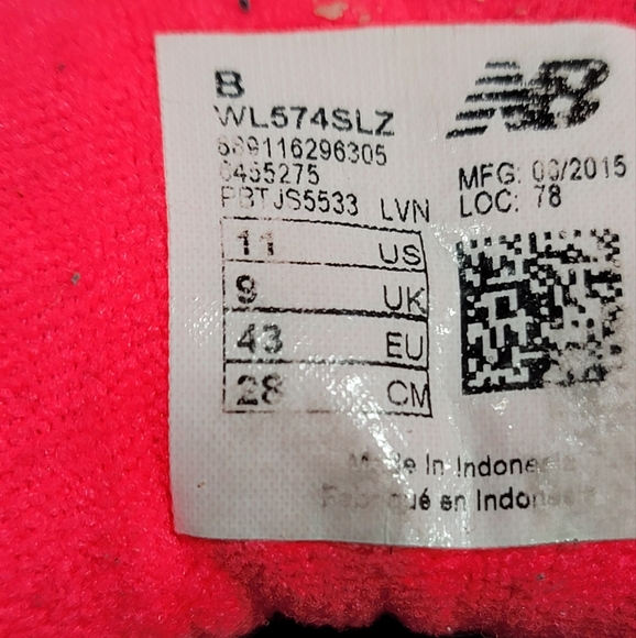 New Balance 574 Womens Size 11 Shoes SB7 - Picture 9 of 9